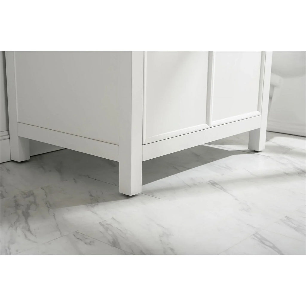 Legion Furniture 30" Contemporary MDF/Veneer Wood Sink Vanity Cabinet - White