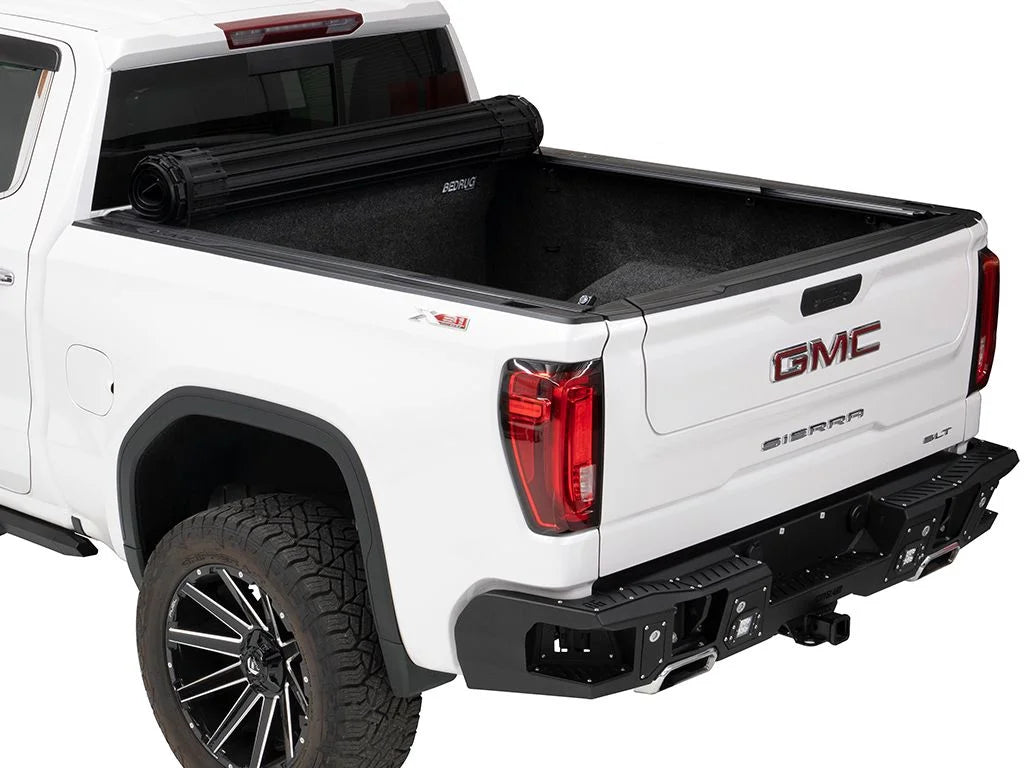 BAK by RealTruck Revolver X4s Hard Rolling Truck Bed Tonneau shield | 80135 | appropriate with 2019 - 2023 Chevy/GMC Silverado/Sierra (Carbon Pro Bed) 5' 9" Bed (68")