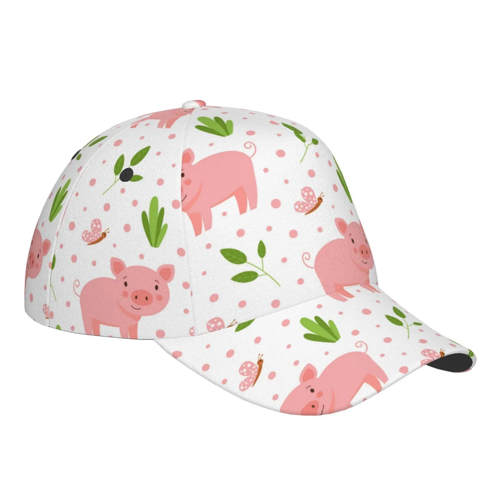 Lukts Funny Little Pigs Cap Hat For Men/Women,Unstructured/Cotton