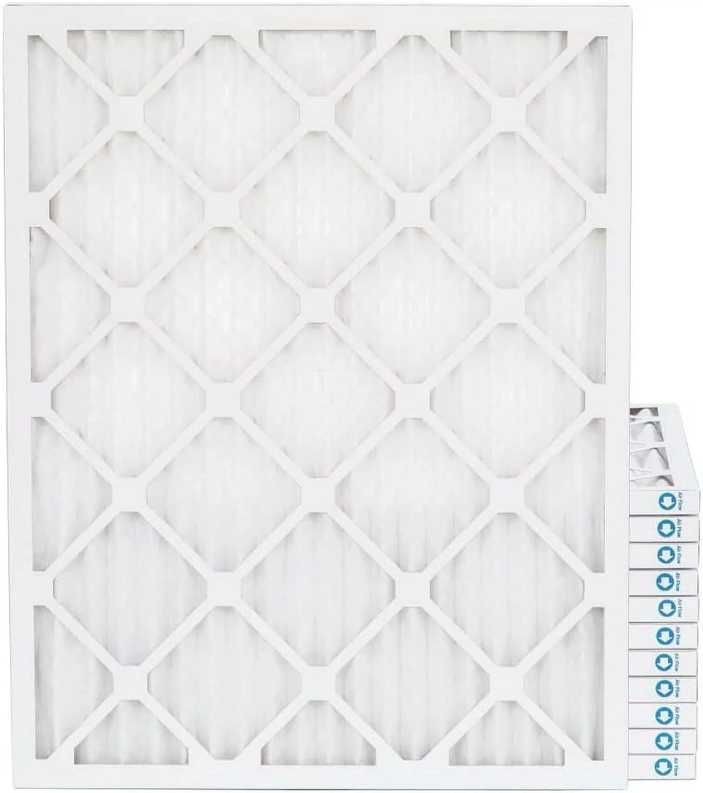 Ext Size: 17-1/2 X 23-1/2 X 3/4, White, 21208-011824. Case Of 12. 18X24x1 MERV 8 Pleated HV Furne 1 Inch Air Filters