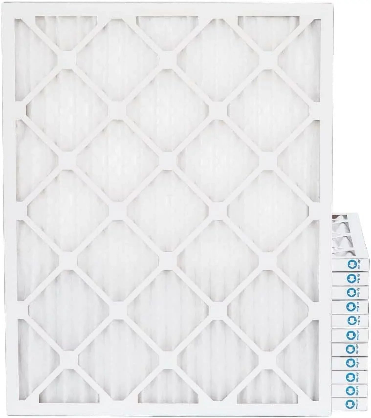 Ext Size: 17-1/2 X 23-1/2 X 3/4, White, 21208-011824. Case Of 12. 18X24x1 MERV 8 Pleated HV Furne 1 Inch Air Filters