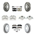 Transit Auto Front Rear Disc Brake Caliper Coated Rotors And Semi-Metallic Pads Kit (10Pc) For 2010-2017  Expedition Lincoln Navigator KCG-102718N
