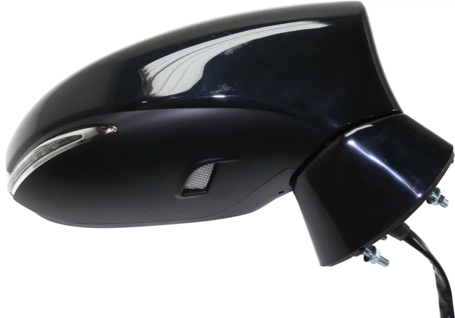 Mirror matching With 2014-2017 Lexus CT200h Right Passenger Side Heated In-housing Signal Light Textured Black Kool-Vue
