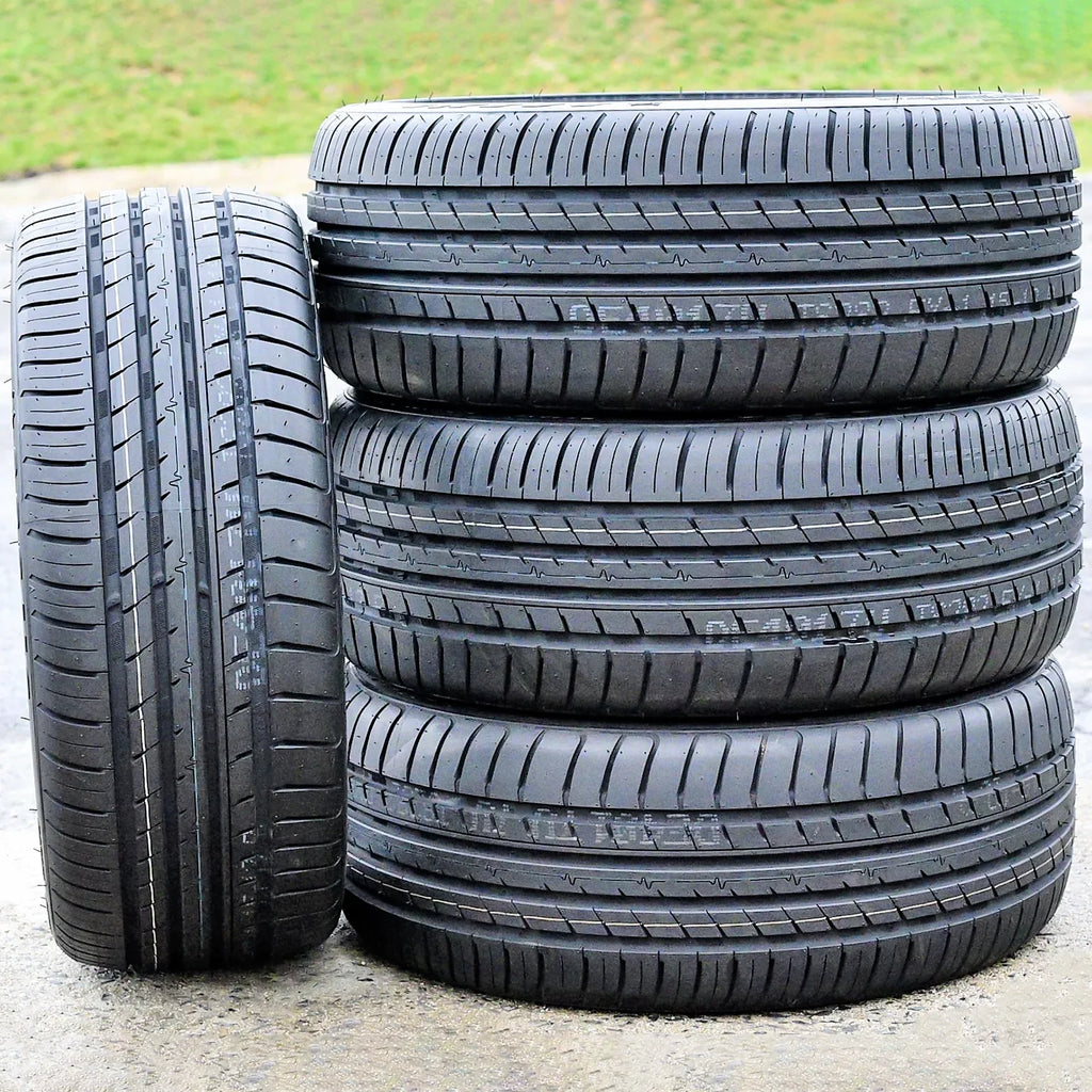 Set of 4 (FOUR) Cosmo MuchoMacho 225/50R17 ZR 98W All Season High Performance Tires Fits: 2012-15 Chevrolet Cruze LT, 2012-18  Focus Electric