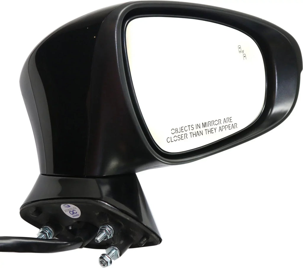 Mirror matching With 2014-2018 Lexus GS350 2016 GS200t Right Passenger Side Heated w/ Blind Spot Detection in Glass In-housing Signal Light Paintable Kool-Vue