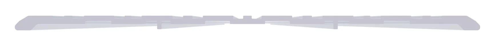 CRL 492A36 8" Aluminum Commercial Saddle Threshold - 36-1/2" Length