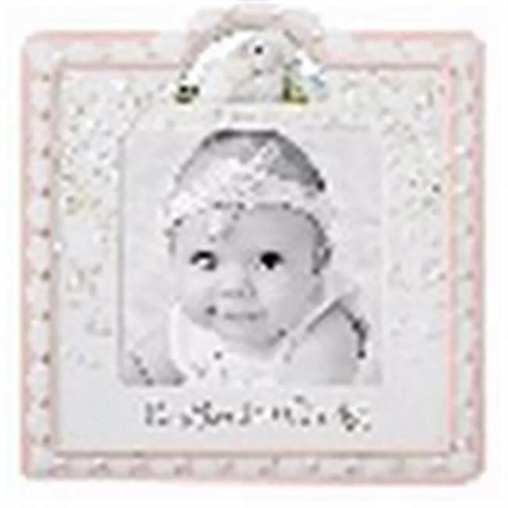 Photo. CB Gift 135902 Baptized in Christ Photo Frame, Pink - Holds 4 x 4 in