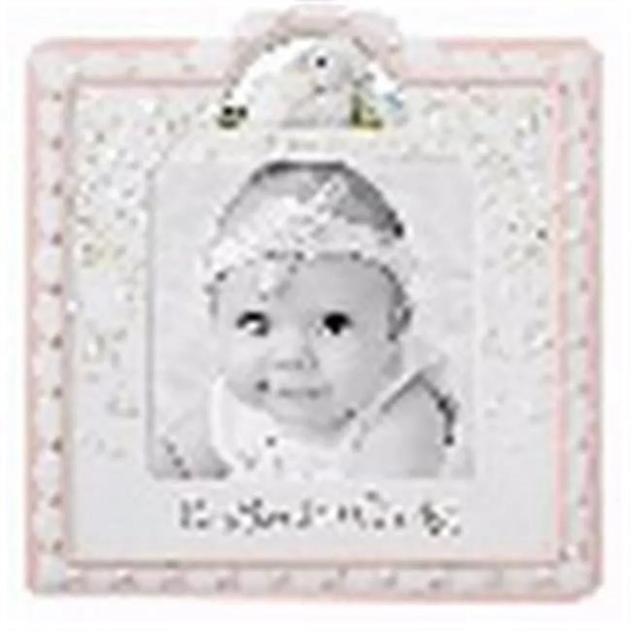 Photo. CB Gift 135902 Baptized in Christ Photo Frame, Pink - Holds 4 x 4 in