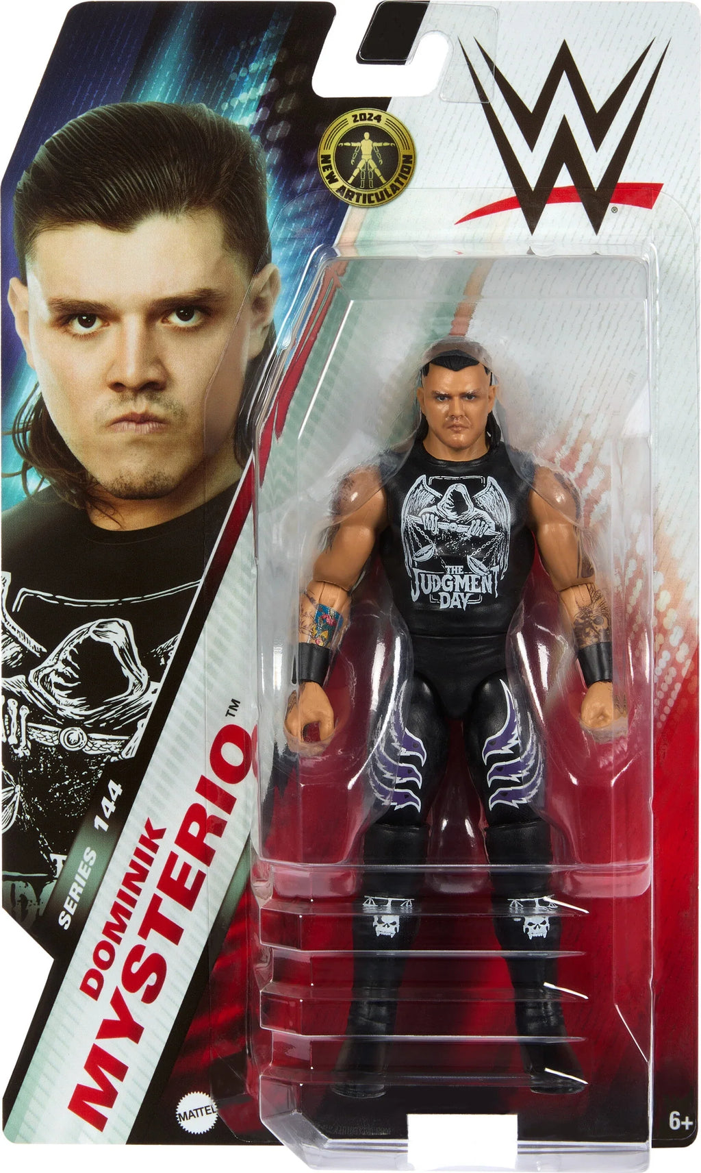 WWE Dominik Mysterio Action Figure, 6-inch Collectible Superstar with Articulation & Life-Like Look