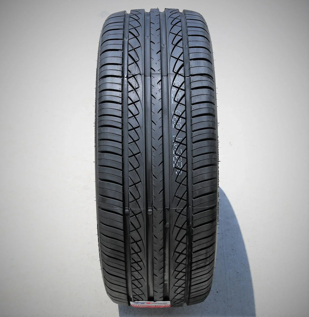 Set of 4 (FOUR) GT Radial Champiro UHP A/S 255/40R19 ZR 100Y XL AS High Performance Tires Fits: 2014  Mustang GT, 2015-23  Mustang EcoBoost Premium