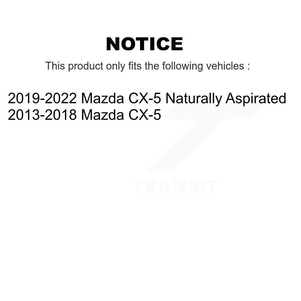 CMX Front Disc Brake Caliper Assembly Left Right Side (Driver Passenger) Kit For Mazda CX-5 KBC-100245