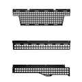 Putco 195303 Molle Panel Fits 19-21 Tacoma Fits select: 2019-2021  TACOMA, 2022  TACOMA DOUBLE CAB/SR/SR5