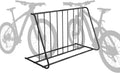 YGDU 6-Bicylce Capacity Steel Pipe Double-Sided Bike Rack Stand/Grid Bicycle Parking Storage Holder, Black