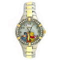 Winnie the Pooh and Friends Two-Tone Bracelet Watch with Crystal Accents WTP063