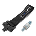 NRG Innovations NRG-TOW-E30BK NRG Innovations TOW-E30BK For 1984 to 1992  E30 318i 318is 325e 325i 325is 325ix 635csi M6 Racing Tow Hook Strap Belt 85 86 87 88 89 90 91 92 93
