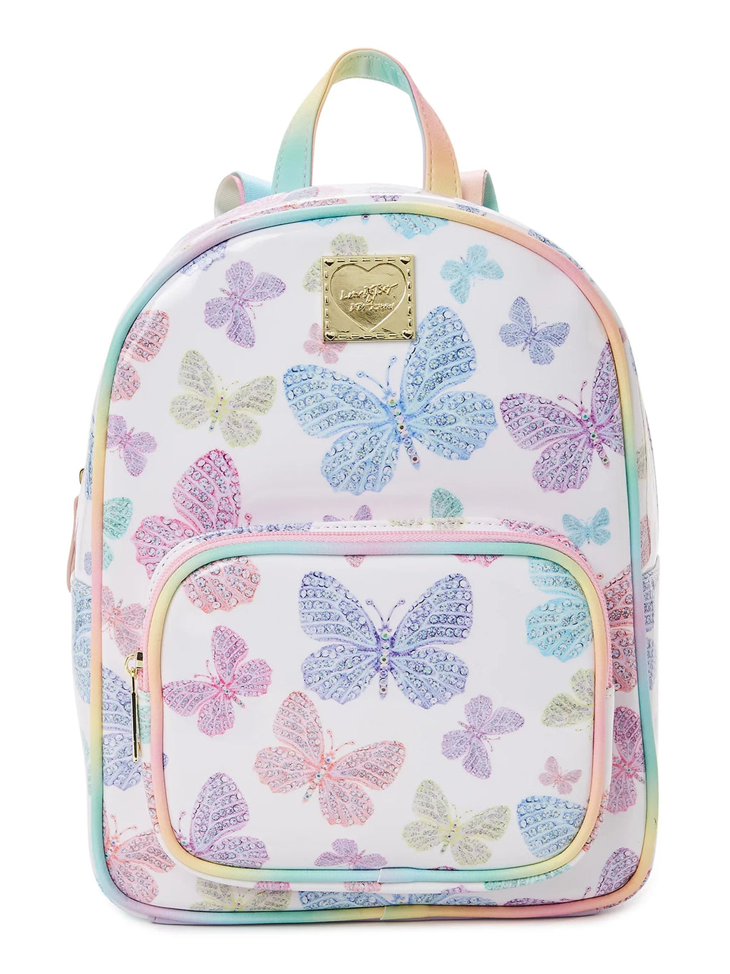 Luv Betsey by Betsey Johnson Women’s Wendy Patent Printed Backpack
