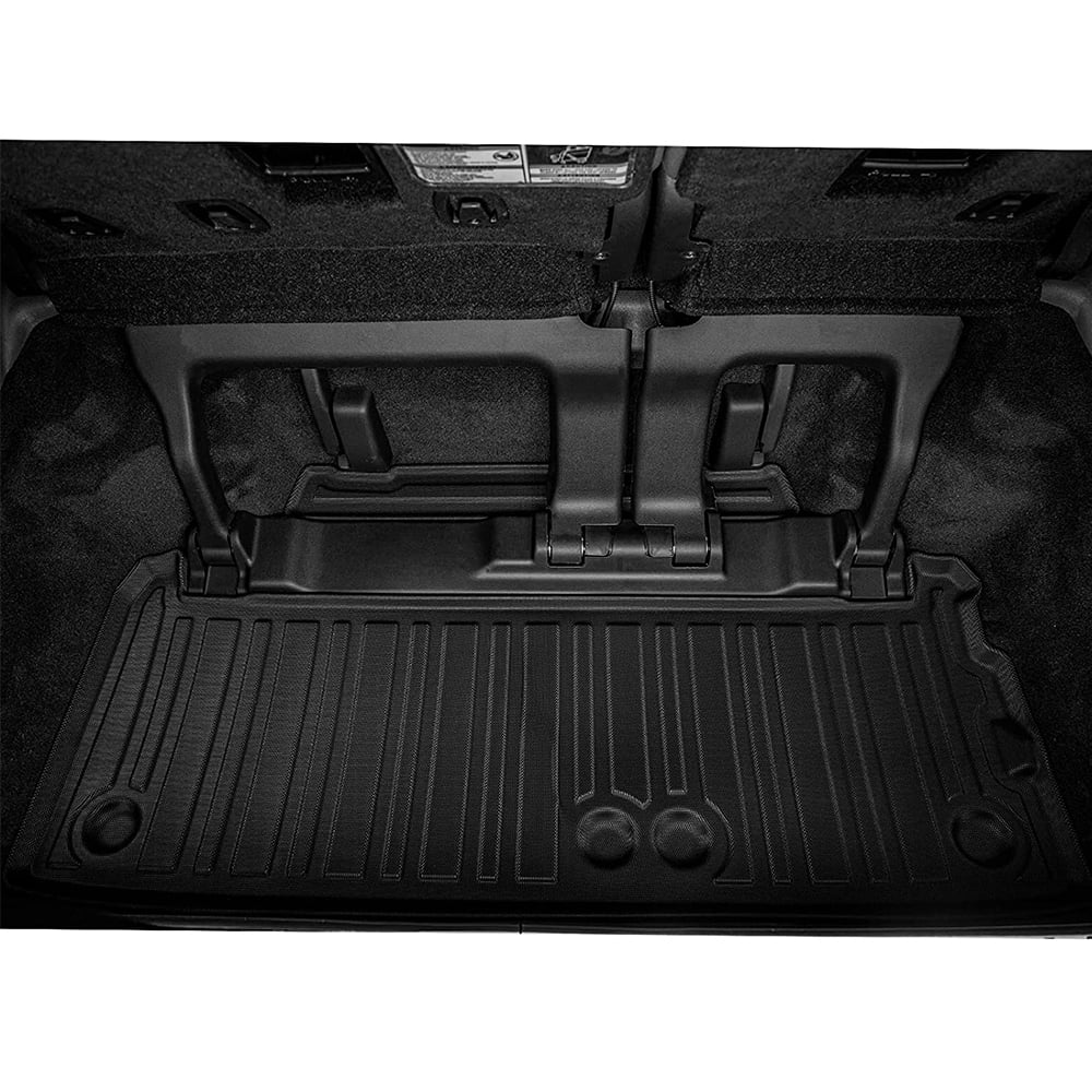 3W Cargo Liner matching for  Sienna 7 seats 2021 2022 2023 TPE All atmospheric conditions Custom Fit Trunk Mat for 2021 2022  Sienna ( Not for Spare Tire Model ), Black