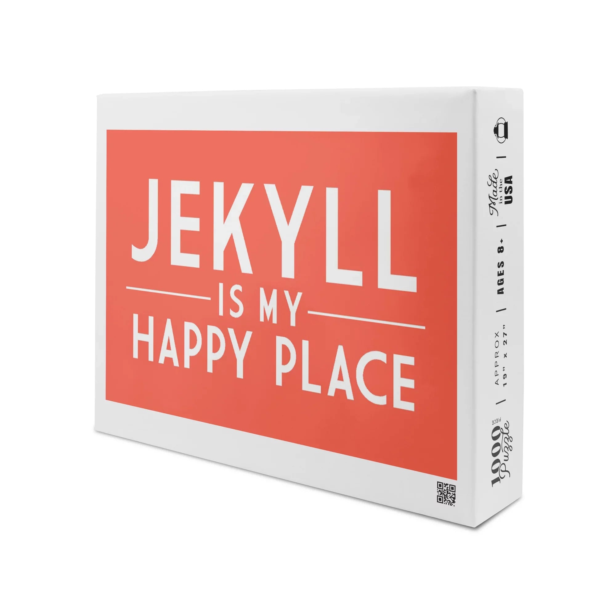 Jekyll Island, Georgia, Jekyll Is My Happy Place, Simply Said (1000 Piece Puzzle, Size 19x27, Challenging Jigsaw Puzzle for Adults and Family, Made in USA)