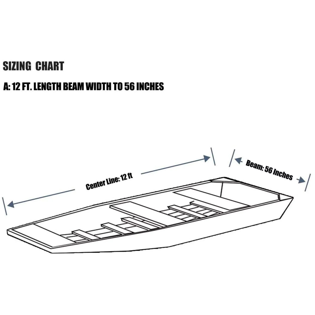 Goodsmann Jon ship Covers Silvery Gray moisture immune Trailerable 9921-0152-21( A, 12' L, 56"W )