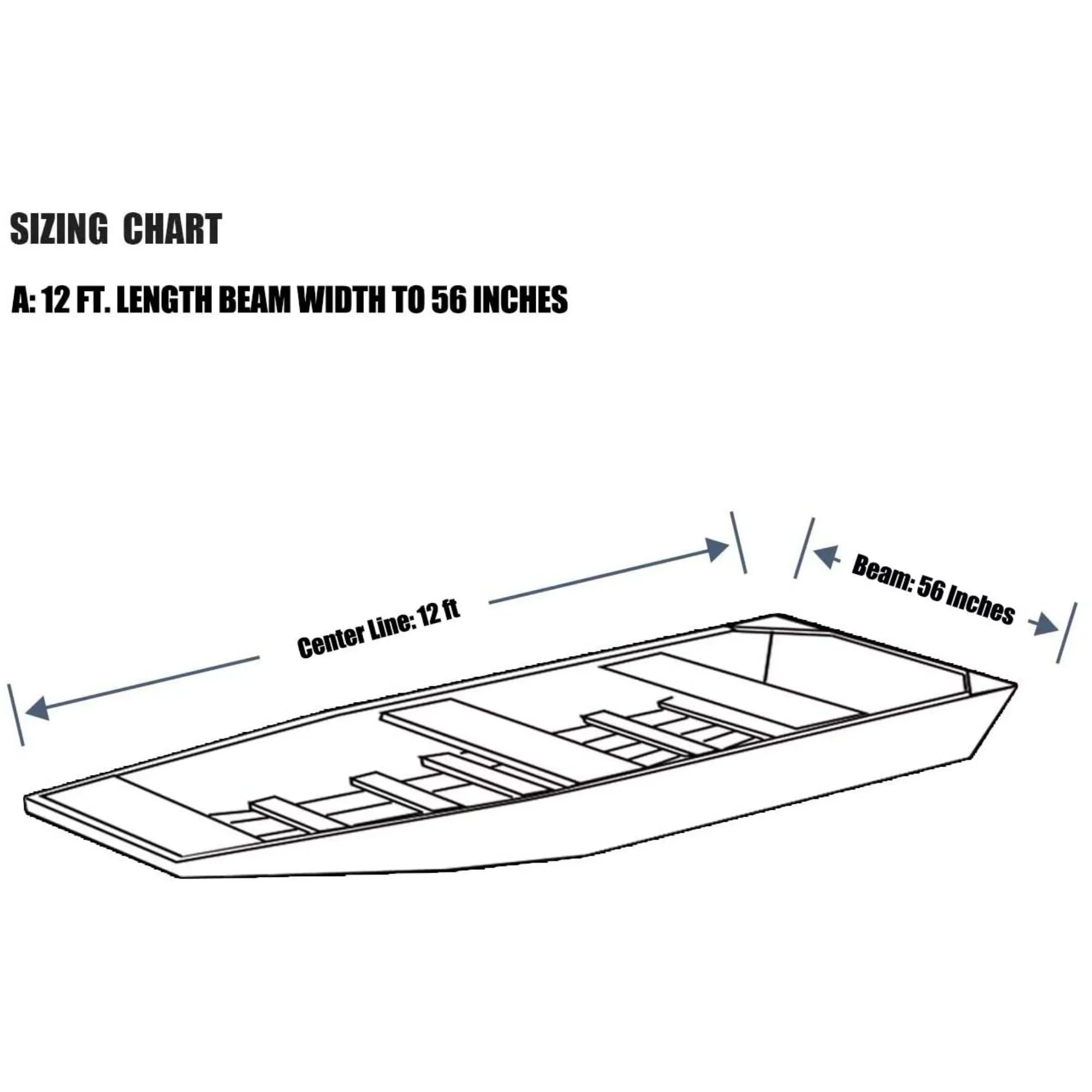 Goodsmann Jon ship Covers Silvery Gray moisture immune Trailerable 9921-0152-21( A, 12' L, 56"W )