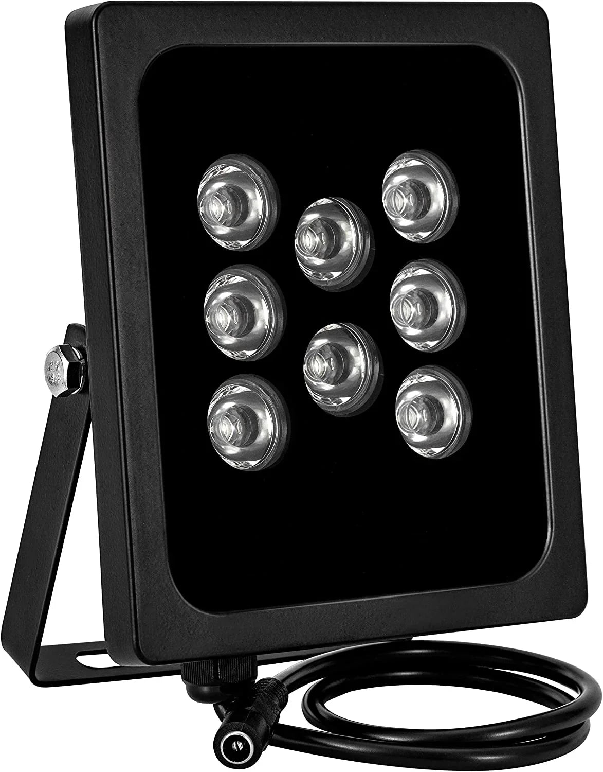 4 PCS IR Illuminator 90 Degree Wide Angle 8-LEDs IR Infrared Light for Security Cameras, Waterproof Outdoor IR Light for CCTV IP Camera