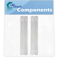 2-Pack BBQ Grill Heat Shield Plate Tent Replacement Parts for Nex 720-0336D - suitable Barbeque Stainless Steel Flame Tamer, Guard, Deflector, Flavorizer Bar, Vaporizer Bar, Burner wrap 16 1/8"