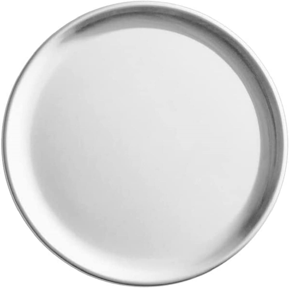 TrueCraftware- Set of 6 Aluminum 8” Pizza Tray Pan Coupe Style - Bakeware Round Pizza Pan Pizza Tray Baking Tray Round Baking Tray for Home Kitchen Pizzeria & Restaurants
