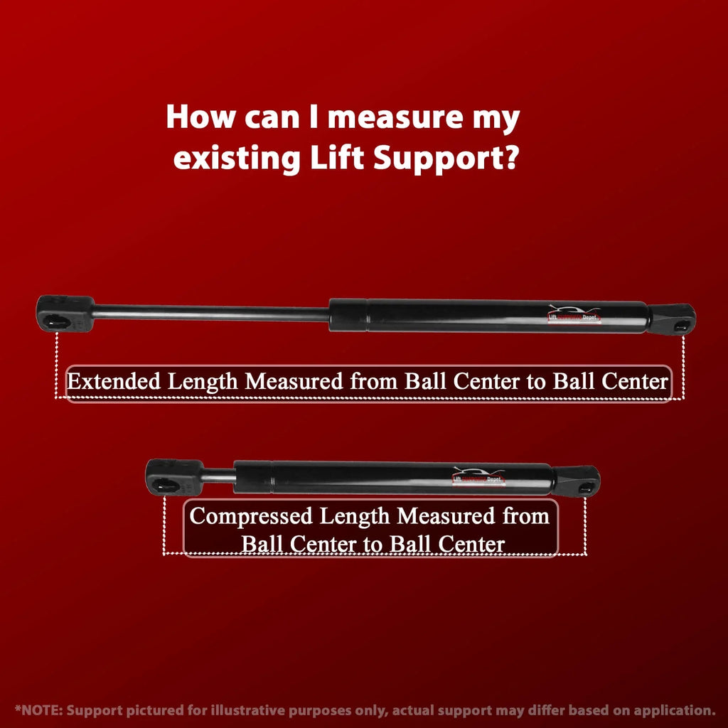 Gas Shock - 1990 1991 1992 1993 1994 1995 1996 1997 1998 1999 2000 2001 2002 2003 Lift Supports Depot PM3577-a. Qty 2 appropriate with  Hiace 1989 2004 High Roof Tailgate Lift