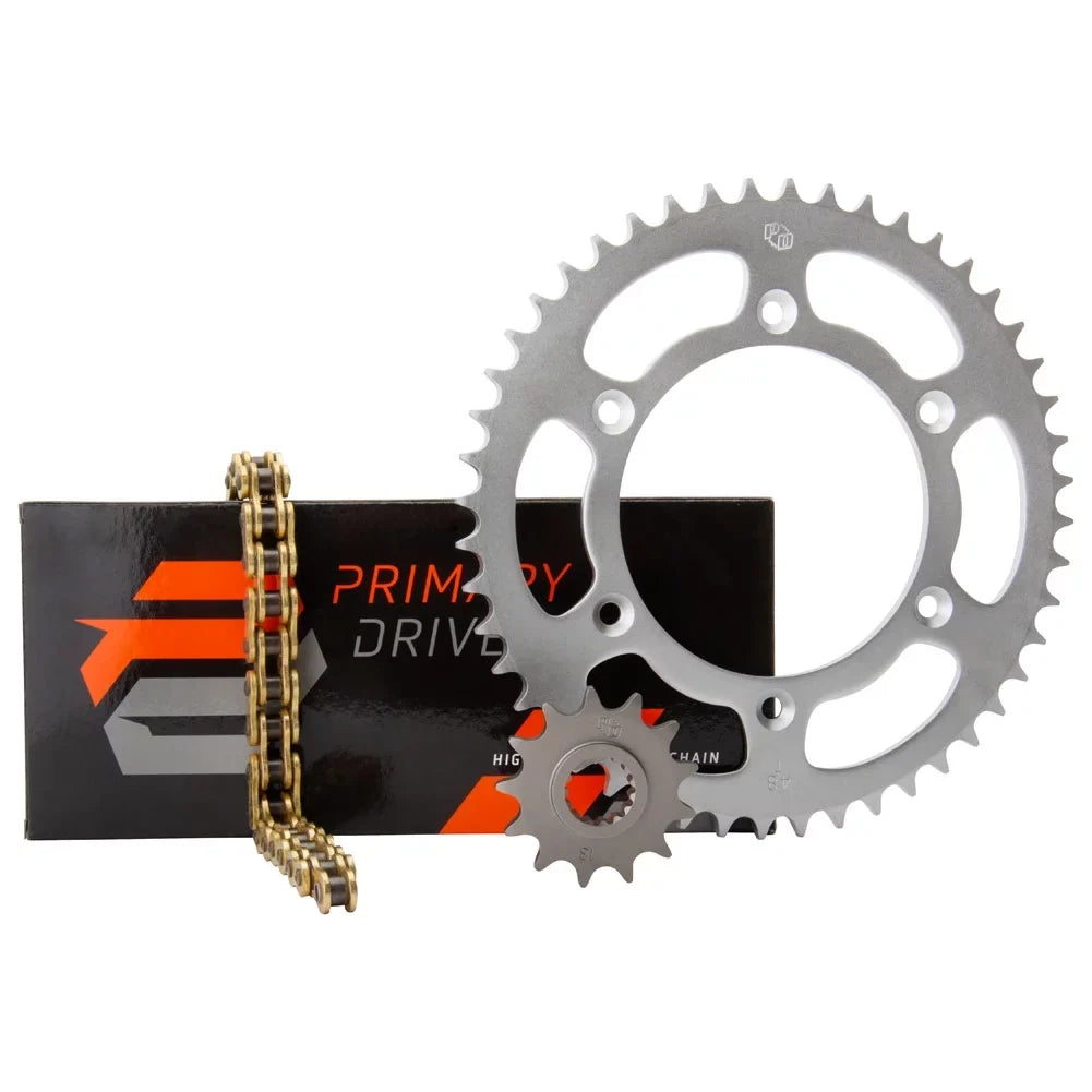 Primary Drive Steel Kit & Gold X-Ring Chain For KAWASAKI KX450SR 2022