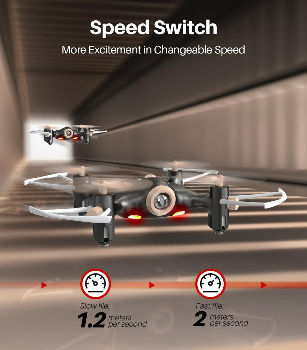 Open Box SYMA X20 Drone for Kids, Mini Nano RC Quadcopter Altitude Hold - Black, Gold