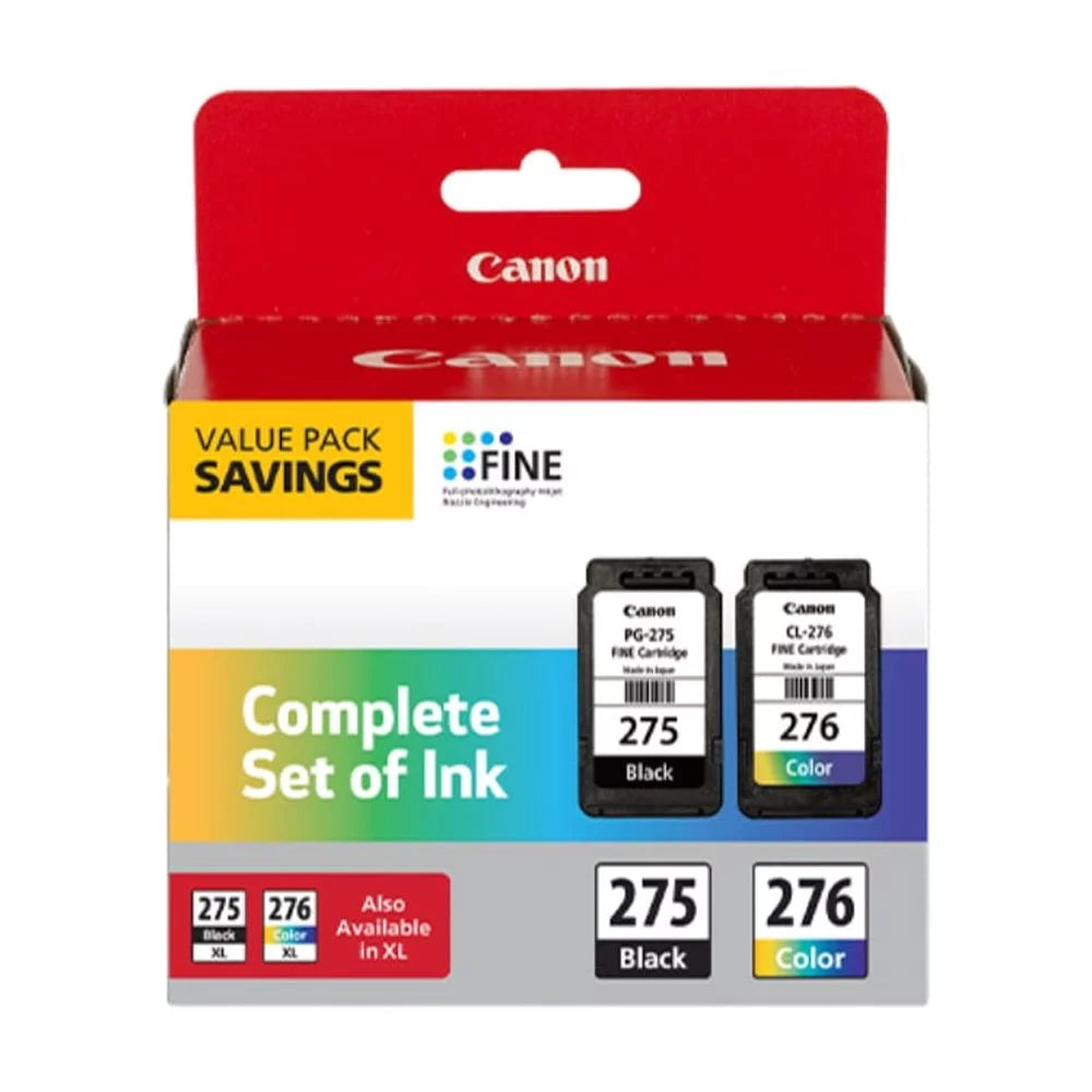 Orginal PG-275/CL-276 Value Pack Complete Set of Ink, Fully appropriate for PG-275XL and CL-276 XL