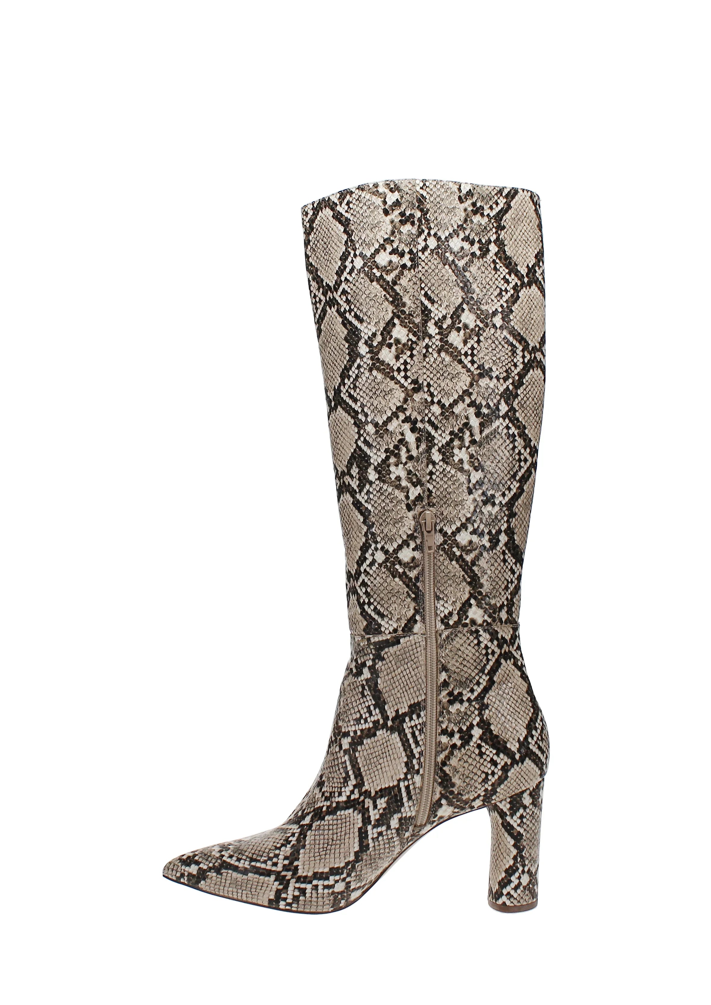 Aqua | Maria Block Heel Tall Boots | Multi | Size 5