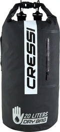 Cressi  Premium Dry Bag, Black/Black, 20 LT (Black/Black, 20 LT)