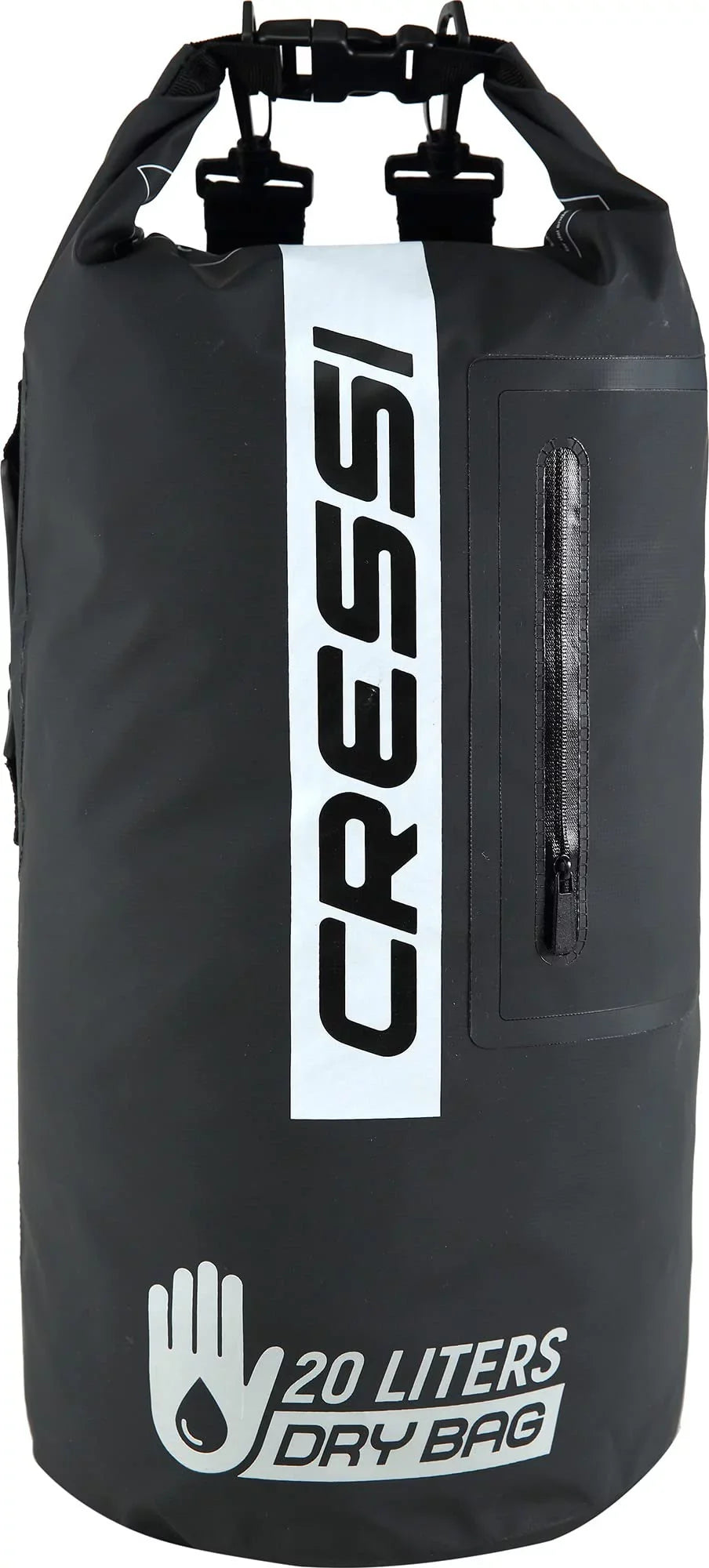 Cressi  Premium Dry Bag, Black/Black, 20 LT (Black/Black, 20 LT)