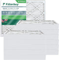 Filterbuy 10x16x4 MERV 13 Pleated HVAC AC Furnace Air Filters (12-Pack)