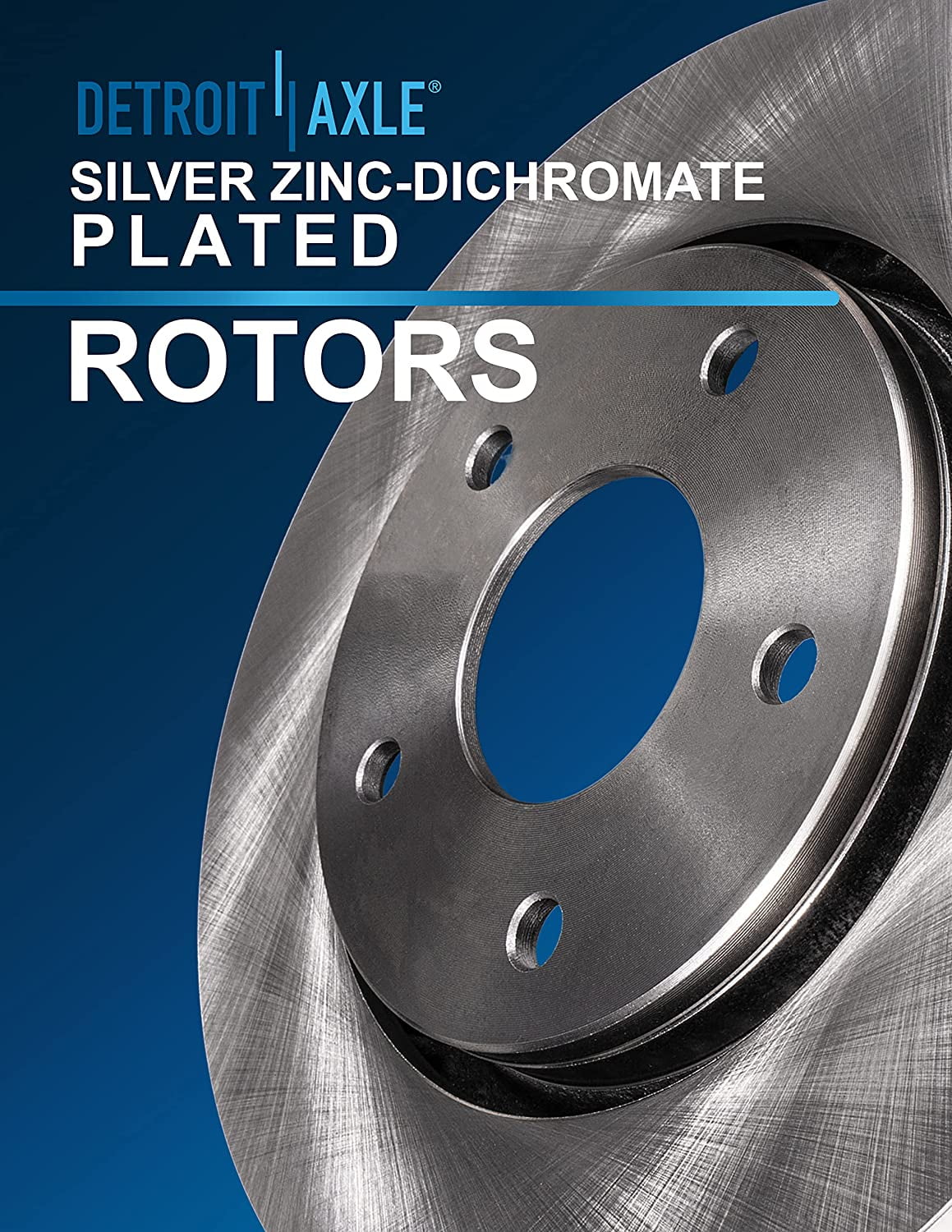 Detroit Axle - Front Brake Kit for 2009-2019  Corolla Matrix Pontiac Vibe, 2008-2014 Scion xD Replacement 2009 2010 2011 2012 2013 2014 Disc Brake Rotors Ceramic Brakes Pads