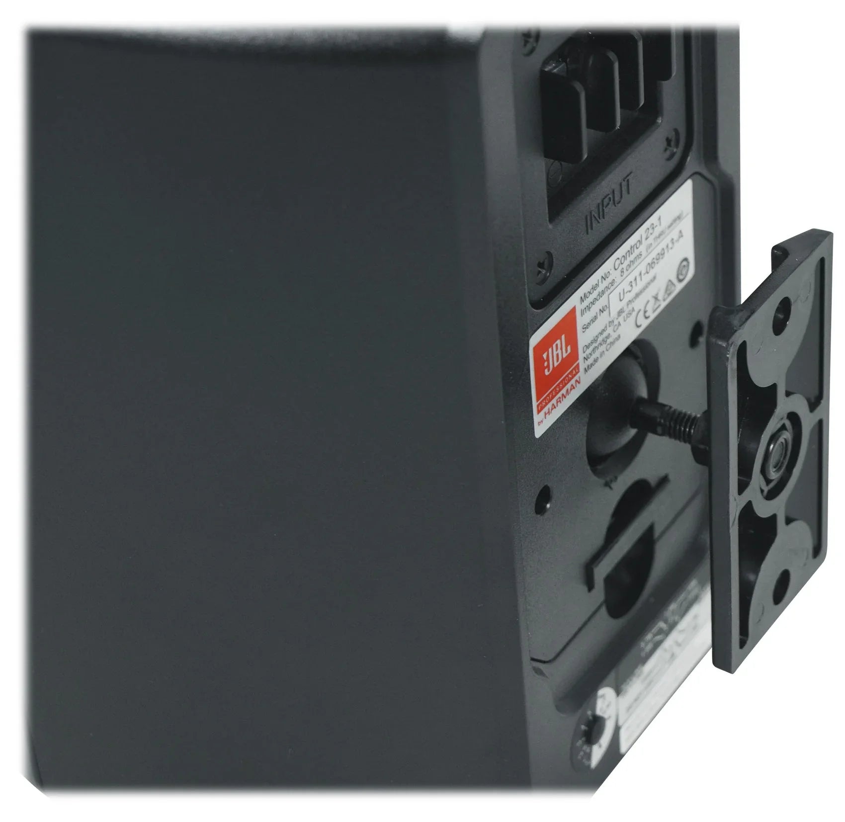 (6) JBL Control 23-1 Black 3" Indoor/Outdoor 70v Commercial Wall Speakers + Amp