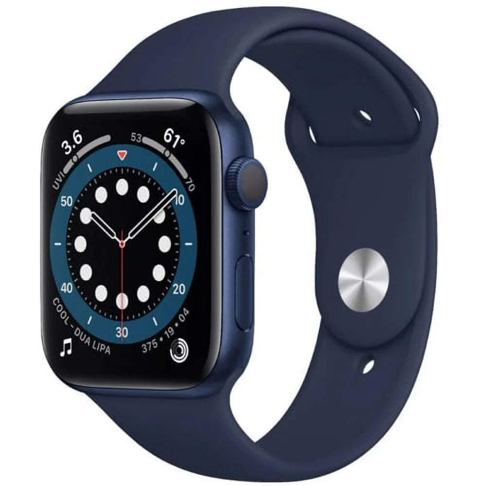 Pre-Owned  Watch Series 6 44mm GPS - Blue Aluminum Case - Navy Sport Band (2020) - Fair