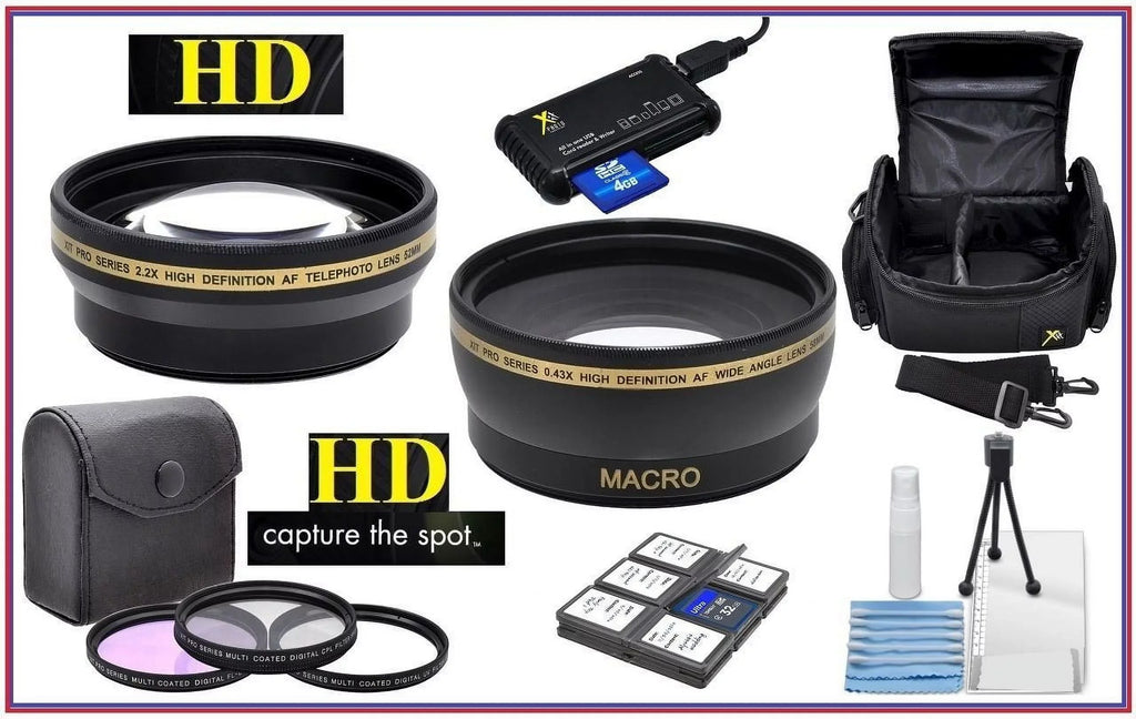 Super Saving Pro Hi Def Accessory Package For  VIXIA HF R80 R82 R800