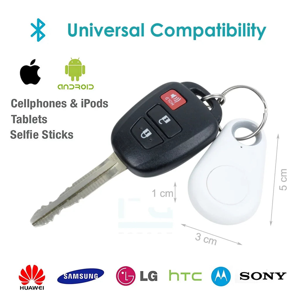 Foto&Tech 4in1 Wireless Remote Control Camera Video Shutter Release Selfie appropriate with iPhone 11 XR XS X 10 8 8+ 7 7+ 6 6s+ 5S 5C iPad Air Mini  Galaxy S10 S9 Edge S5 HTC Smartphone (White)
