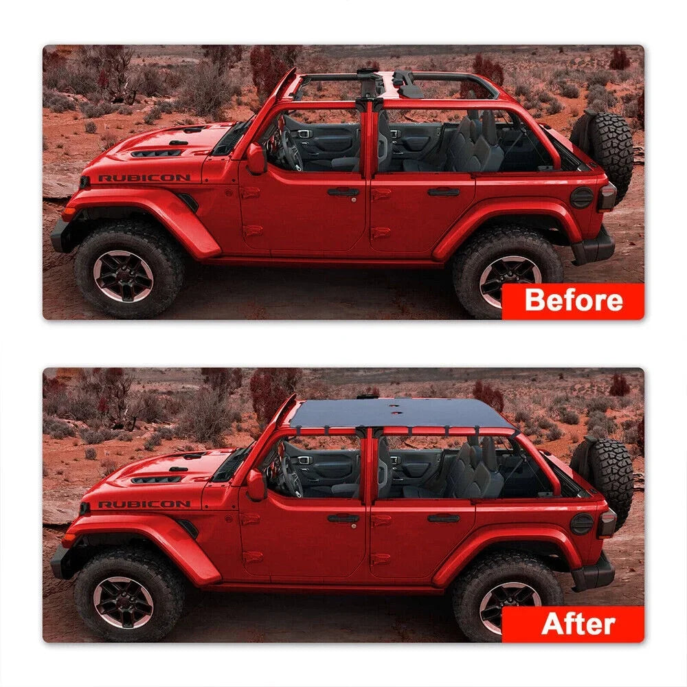 Stylish Leather Top Sunshade to Shield Your Jeep Wrangler JK JKU 07-18 NEW from the Sun - superior Guaranteed