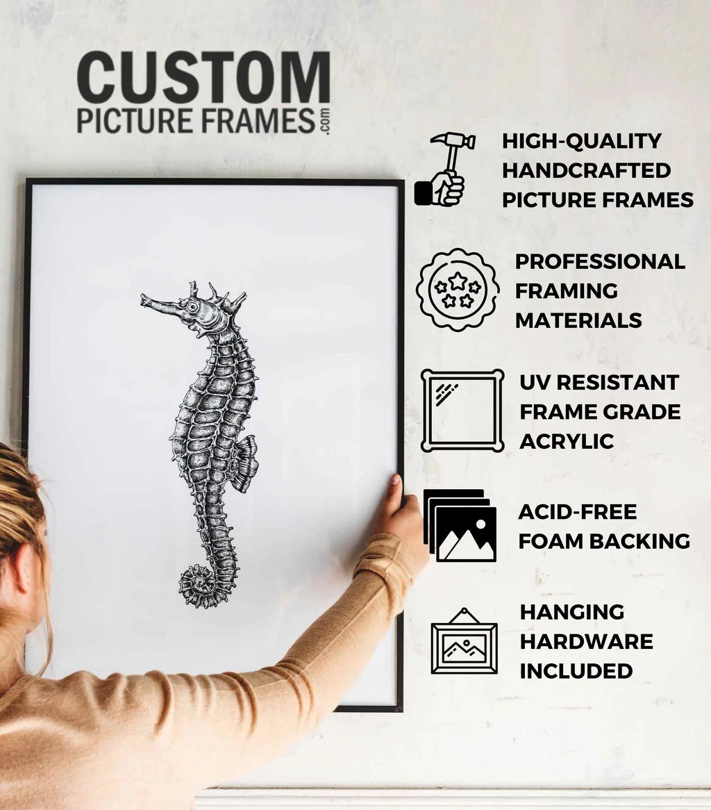 24x30 Puzzle Frame Kit with Glue Sheets  | Rose Gold Scandanavian Picture Frame | Real Wood with UV
