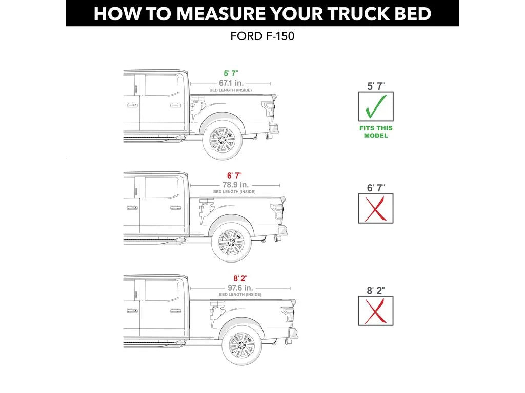 BAK by RealTruck BAKFlip G2 Hard Folding Truck Bed Tonneau wrap | 226329 | matching with 2015 - 2020  F-150 5' 7" Bed (67.1")