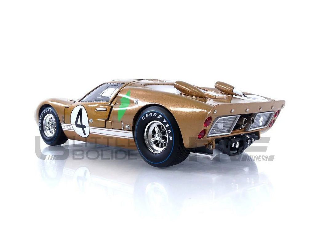 Shelby Collectibles SC414 1966  GT-40 MK 2 Gold No.4 1-18 Diecast Car Model
