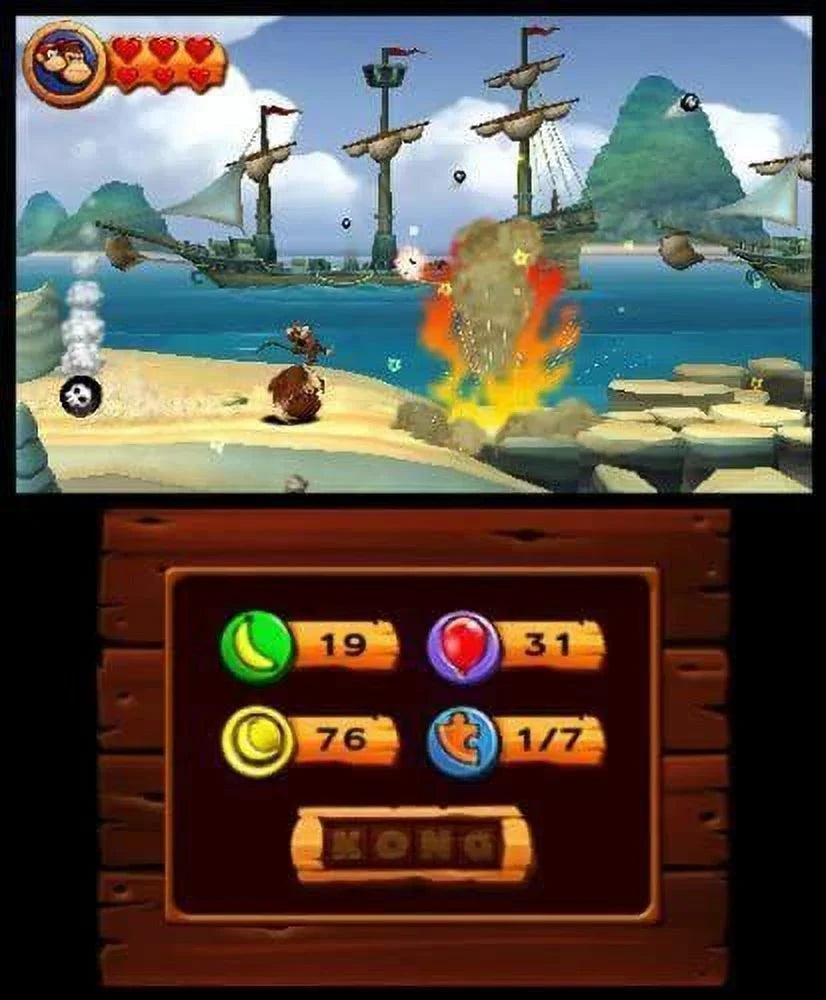 Donkey Kong Country Returns 3D - Nintendo 3DS [UAE World Edition] NEW
