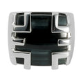 Pre-Owned Cartier Kiss of the Dragon Tiger Eye K18WG White Gold Ring (Good)