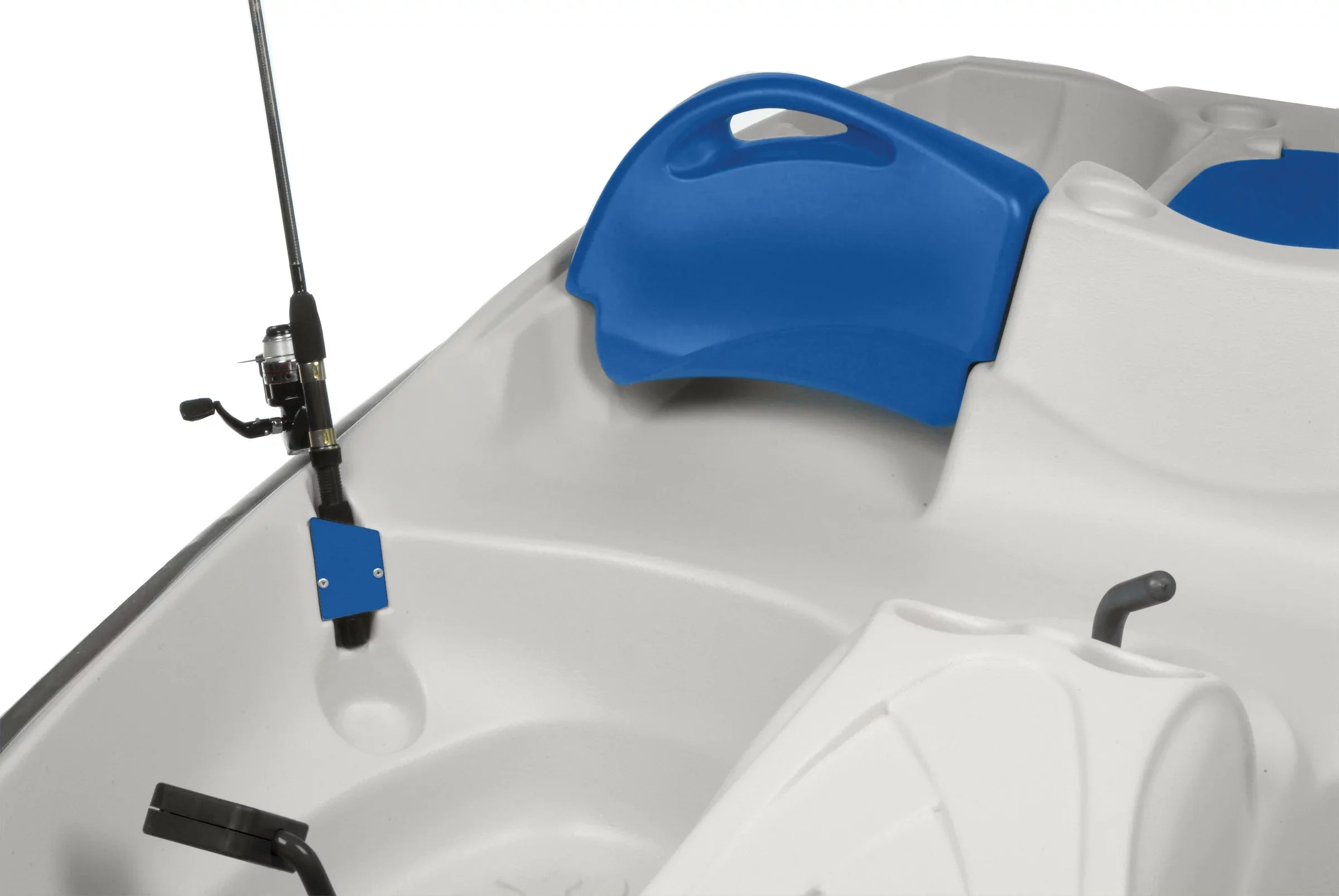 Sun Dolphin 5 Seat Sun Slider Pedal ship with Canopy, Blue