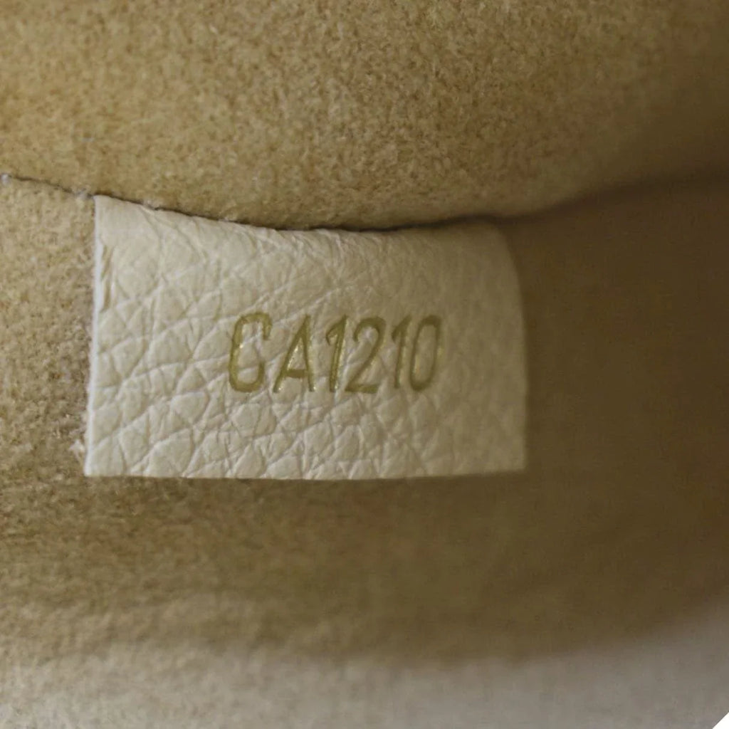 Pre-owned LOUIS VUITTON Vaugirard Monogram Canvas Shoulder Bag Creme