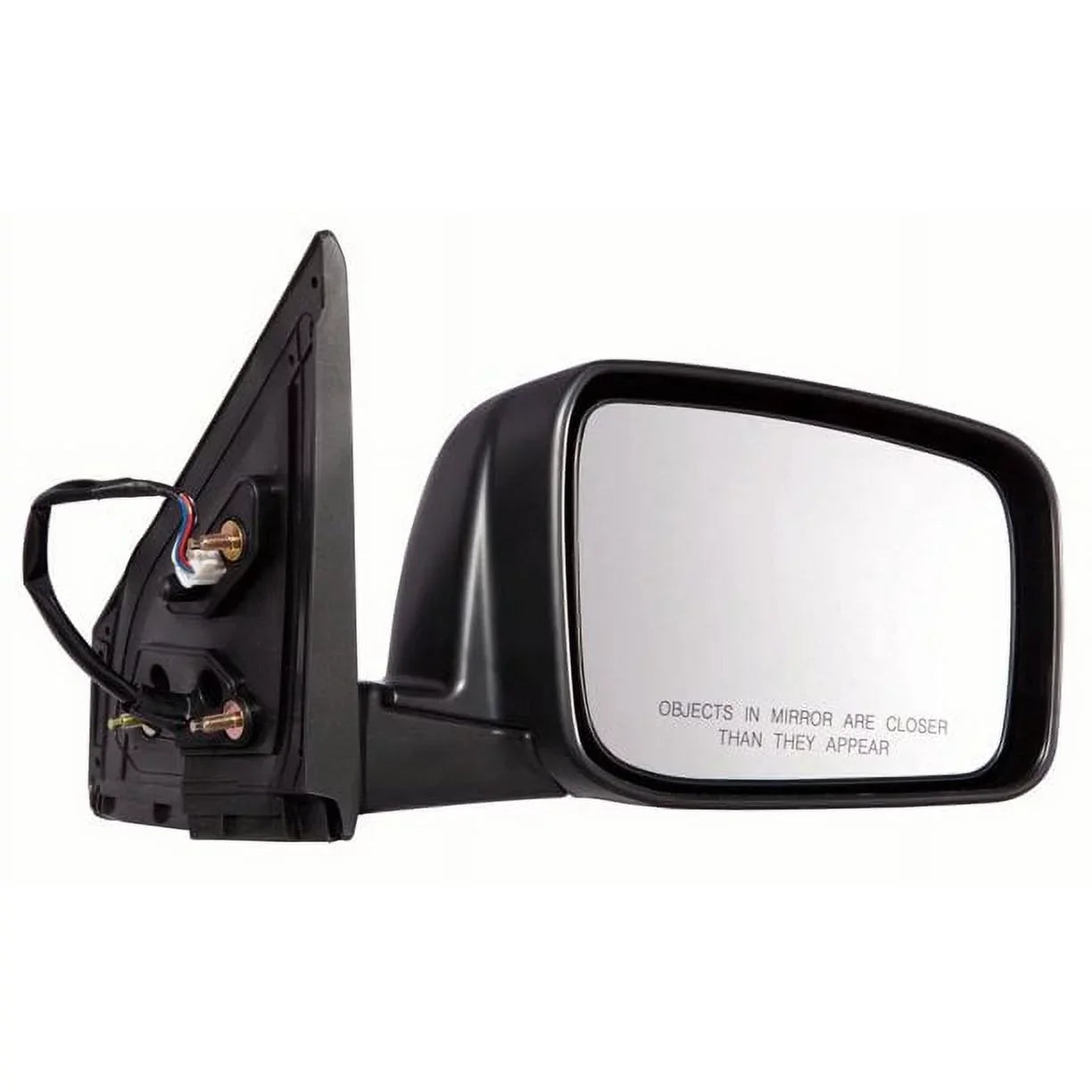 for 2008 to 2013 Nissan Rogue Left Driver LH Mirror Power/Heated, Without Side View Camera, Textured