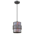 Ryker 1-Light Bronze Patina Pendant. 10.75 x 8 x 8 in
